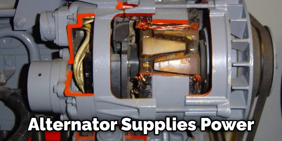 Alternator Supplies Power