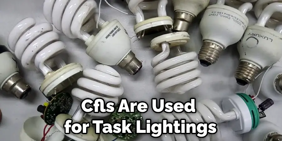 Cfls Are Used for Task Lightings