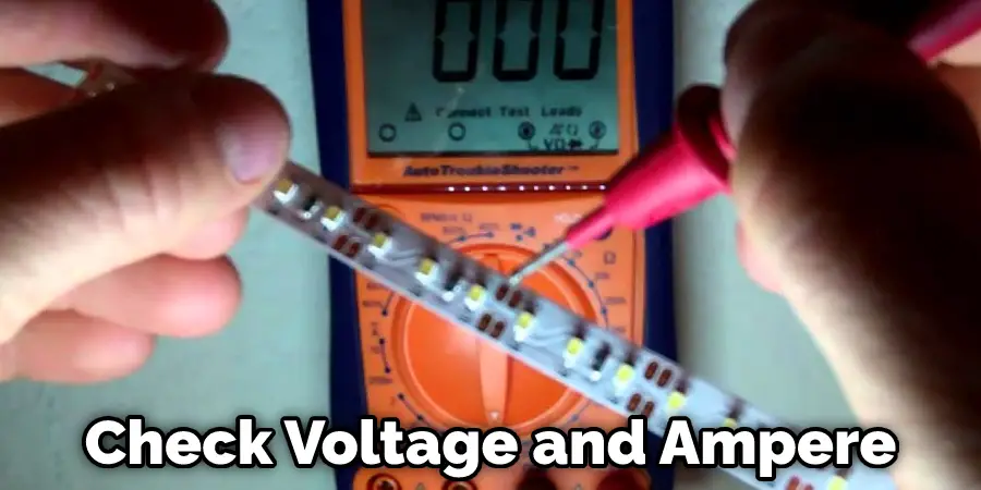 Check Voltage and Ampere
