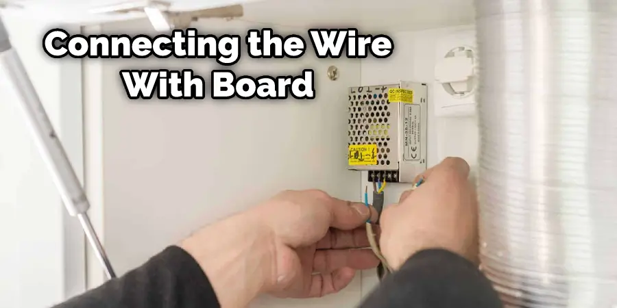 Connecting the Wire With the Board