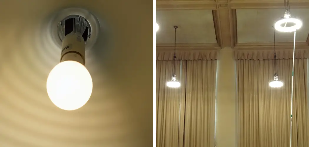 How to Change Light Bulb in 20 Ft Ceiling