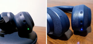how to turn off led light on bluetooth headphones