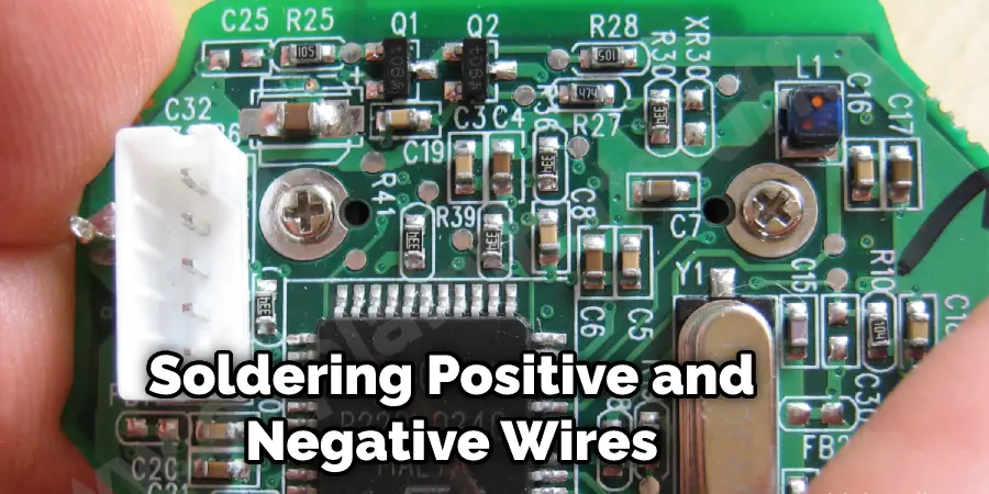 Soldering Positive and Negative Wires