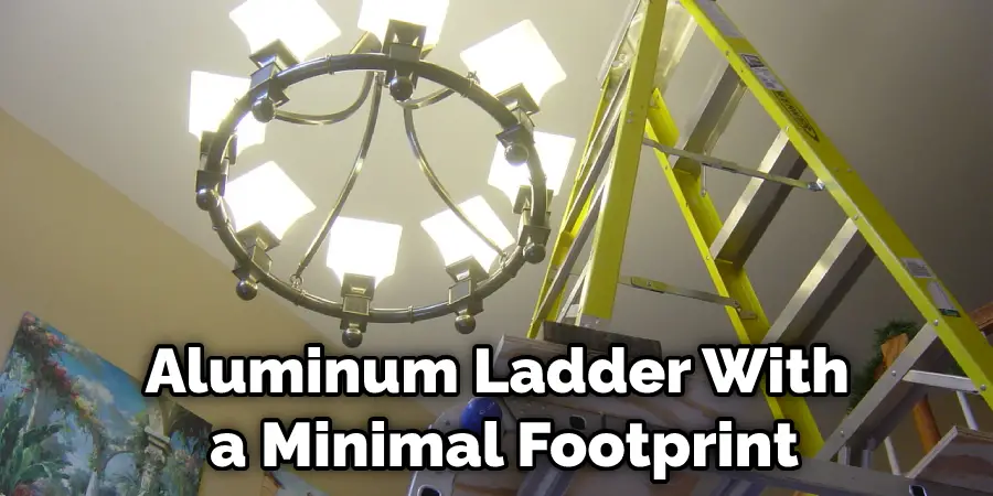 Aluminum Ladder With a Minimal Footprint