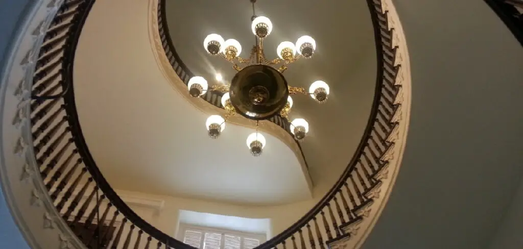 How to Change Light Fixture Over Stairs