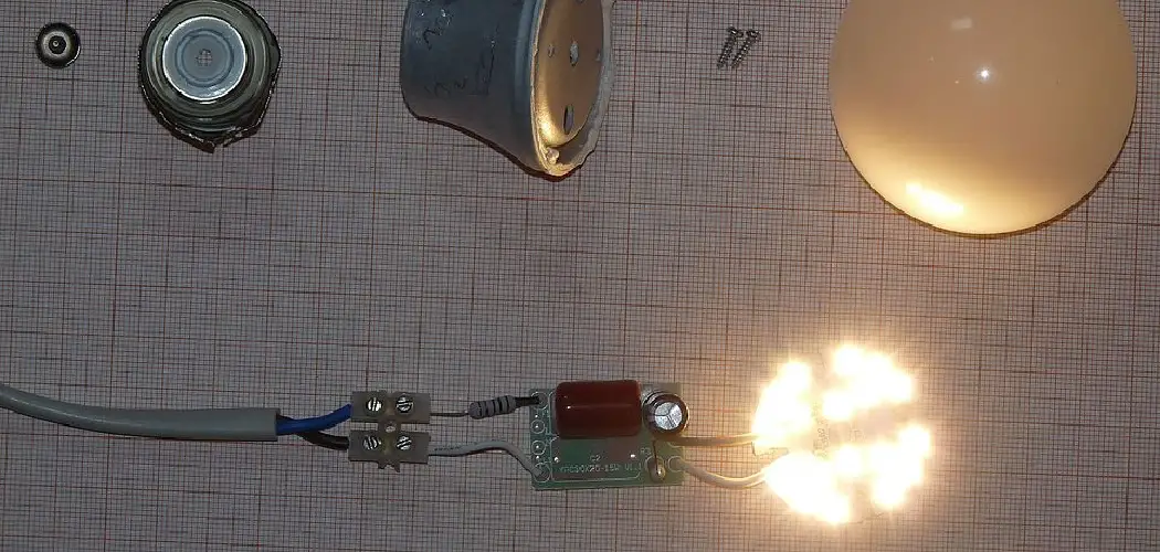 How to Charge a Capacitor With a Light Bulb