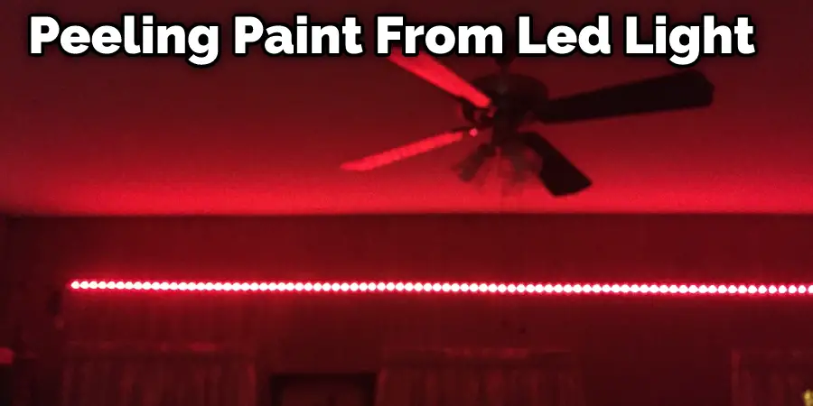Peeling Paint From Led Light 