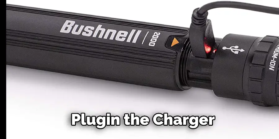 Plugin the charger