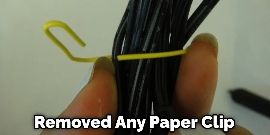 Removed Any Paper Clip 
