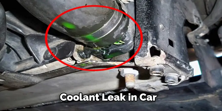 Coolant Leak in Car