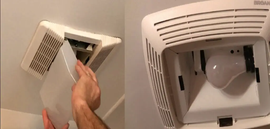 How to Change Light Bulb in Nutone Bathroom Ceiling Fan