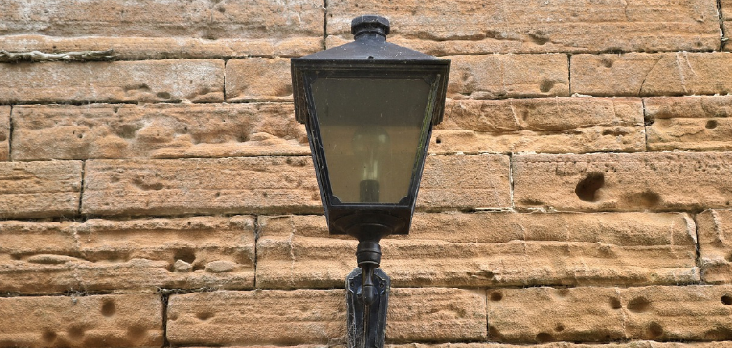 How To Relocate An Outdoor Light Fixture Box On Brick