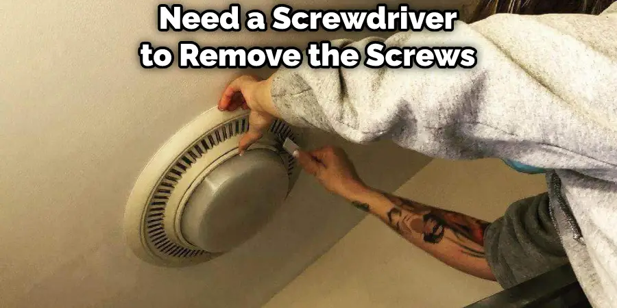 Need a Screwdriver to Remove the Screws
