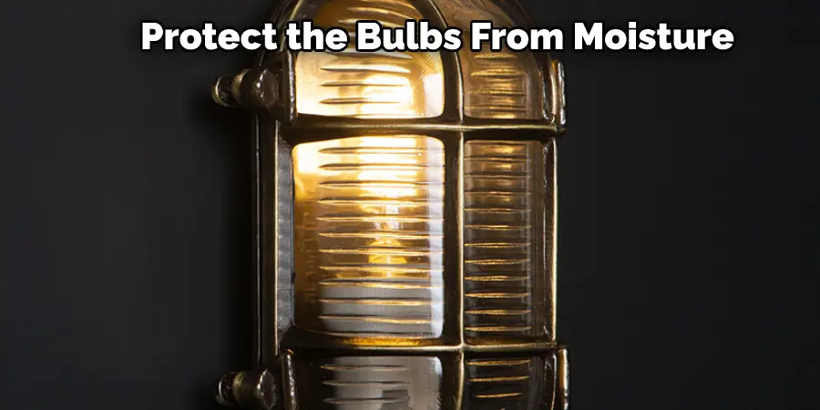 Protect the Bulbs From Moisture