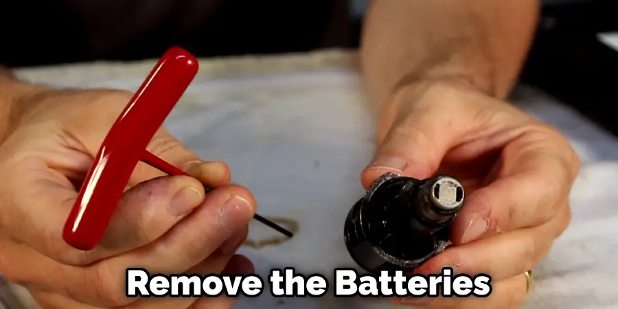 Remove the Batteries