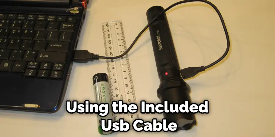 Using the Included Usb Cable