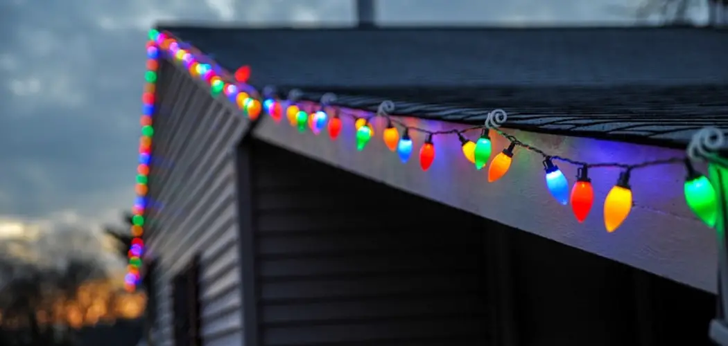 How to Hang Lights on Second Story