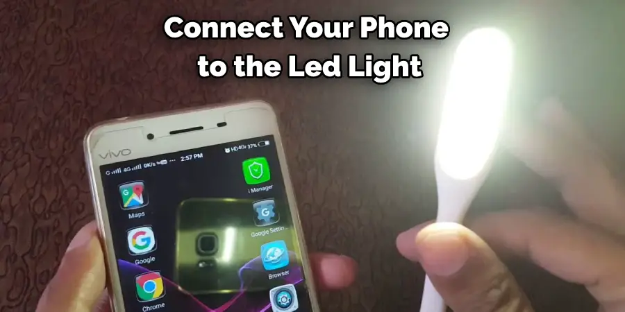 Connect Your Phone to the Led Light