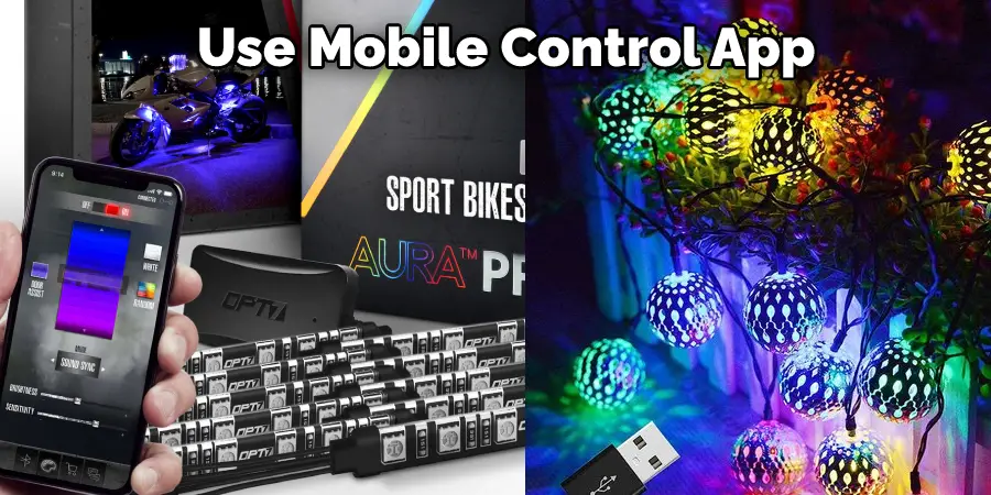 Use Mobile Control App