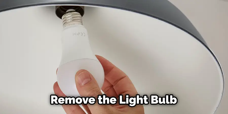 Remove the Light Bulb