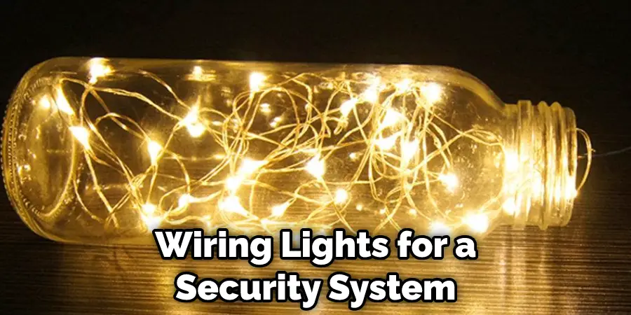 Wiring Lights for a Security System
