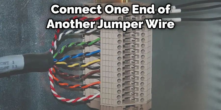 Connect One End of Another Jumper Wire