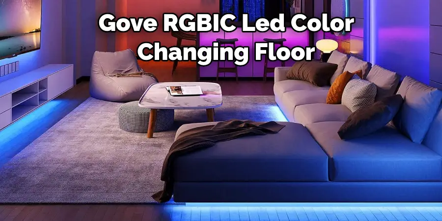  Gove RGBIC Led Color  Changing Floor