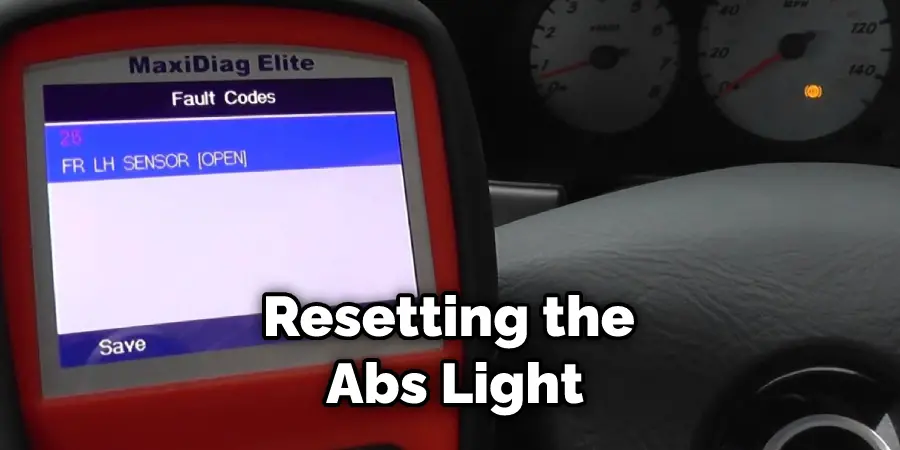 Resetting the  Abs Light