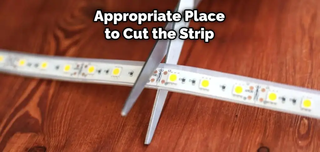 Appropriate Place to Cut the Strip