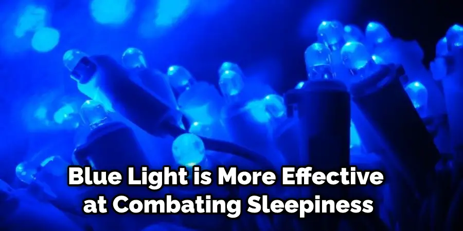 Blue Light is More Effective at Combating Sleepiness