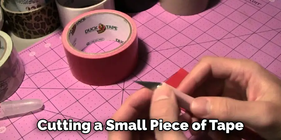 Cutting a Small Piece of Tape