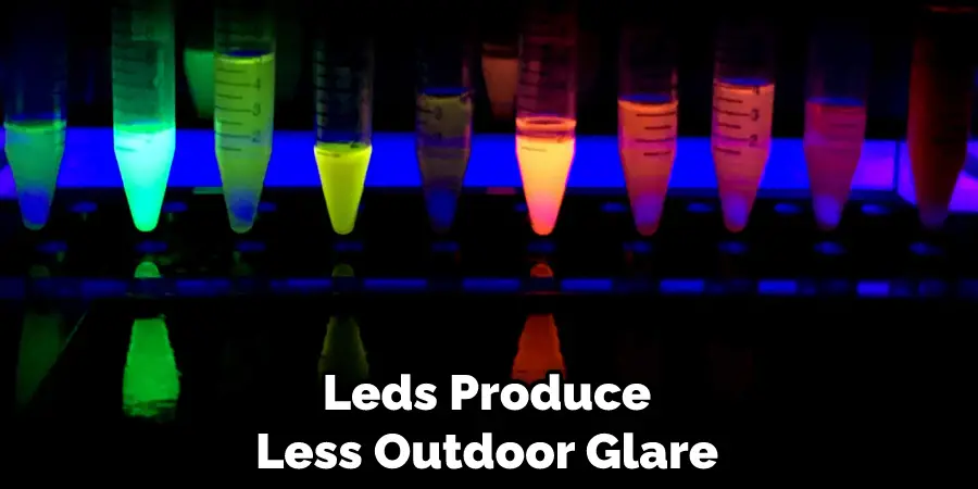 Leds Produce Less Outdoor Glare