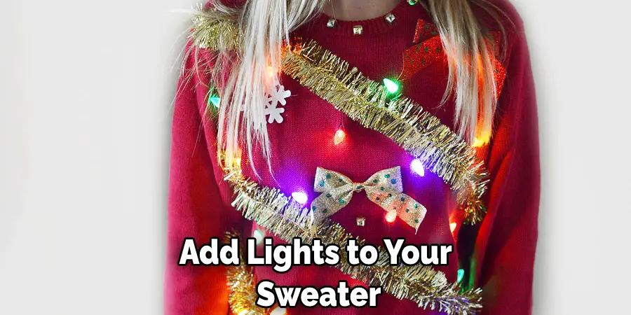 Add Lights to Your Sweater