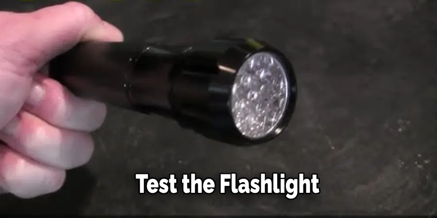 Test the Flashlight