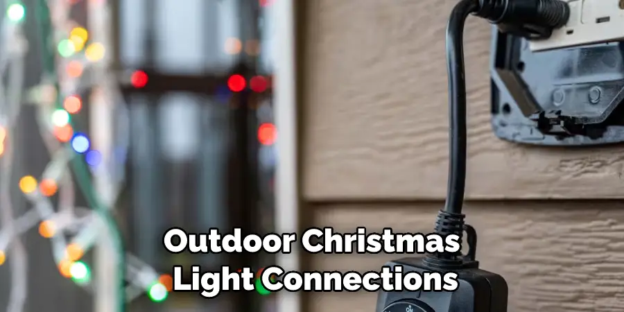 Outdoor Christmas Light Connections