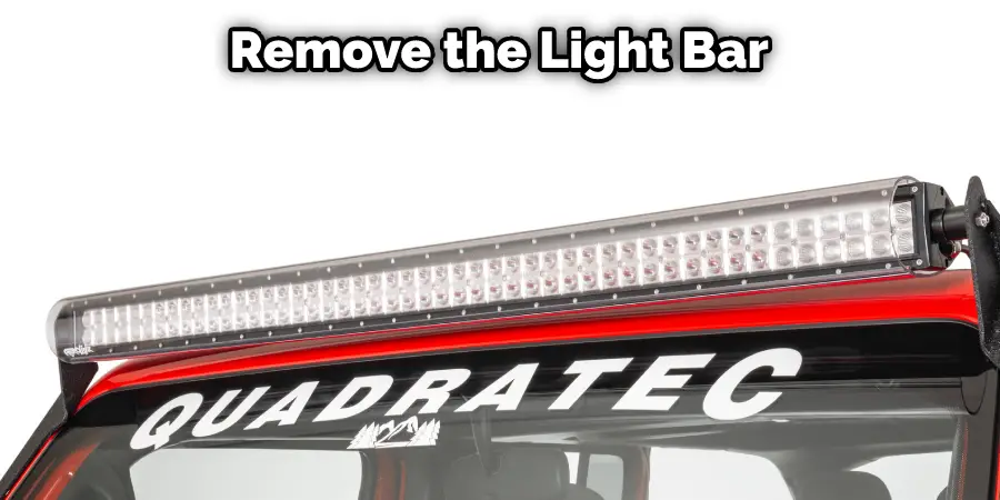 Remove the Light Bar