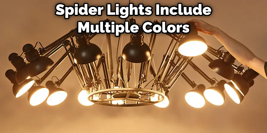 Spider Lights Include Multiple Colors