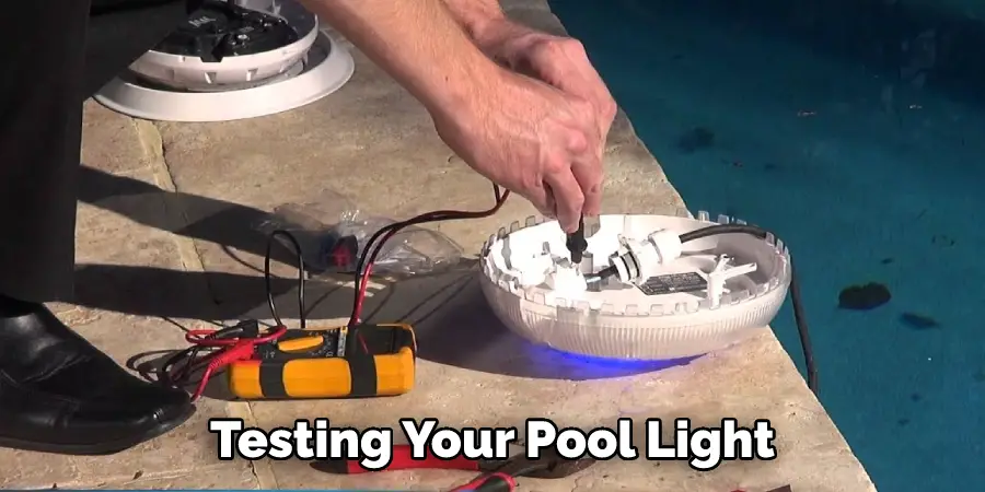 Testing Your Pool Light
