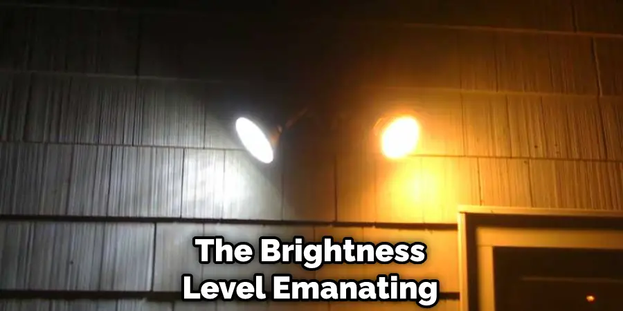 The Brightness Level Emanating