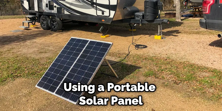 Using a Portable Solar Panel