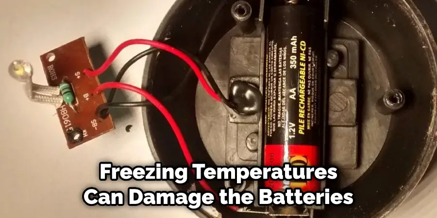 Freezing Temperatures Can Damage the Batteries