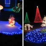 How to Make a Fake Pond with Christmas Lights