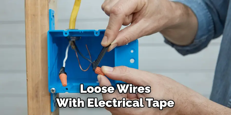 Loose Wires With Electrical Tape