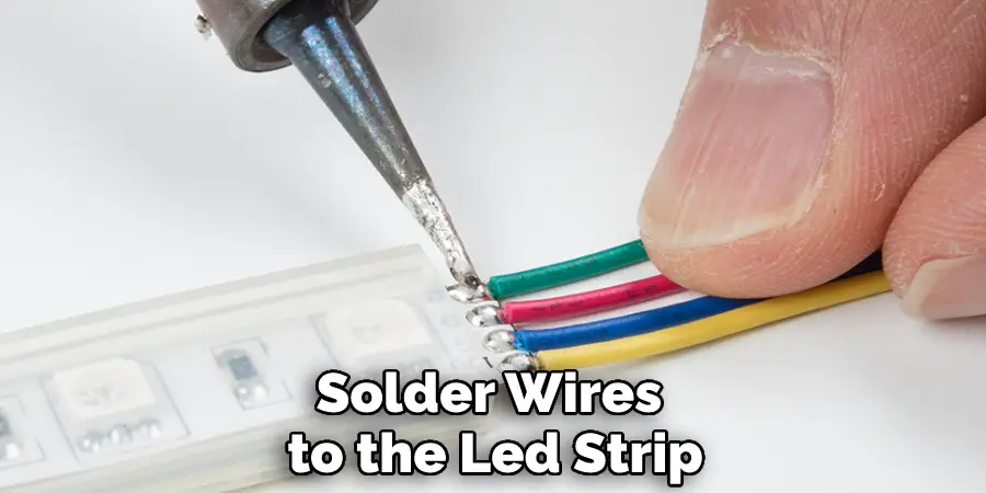 Solder Wires to the Led Strip