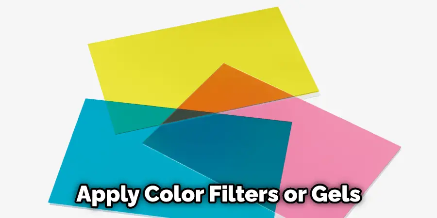 Apply Color Filters or Gels