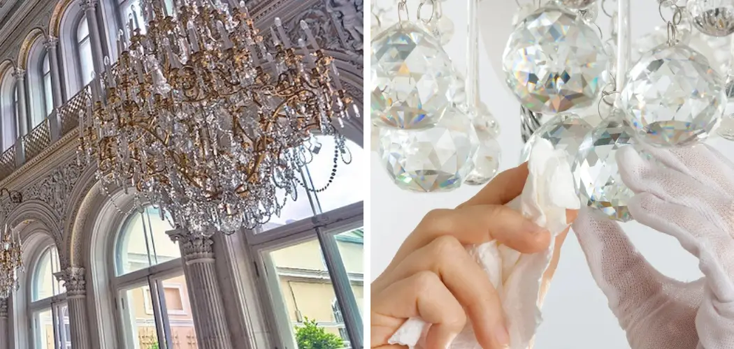 How to Clean a Chandelier on a High Ceiling