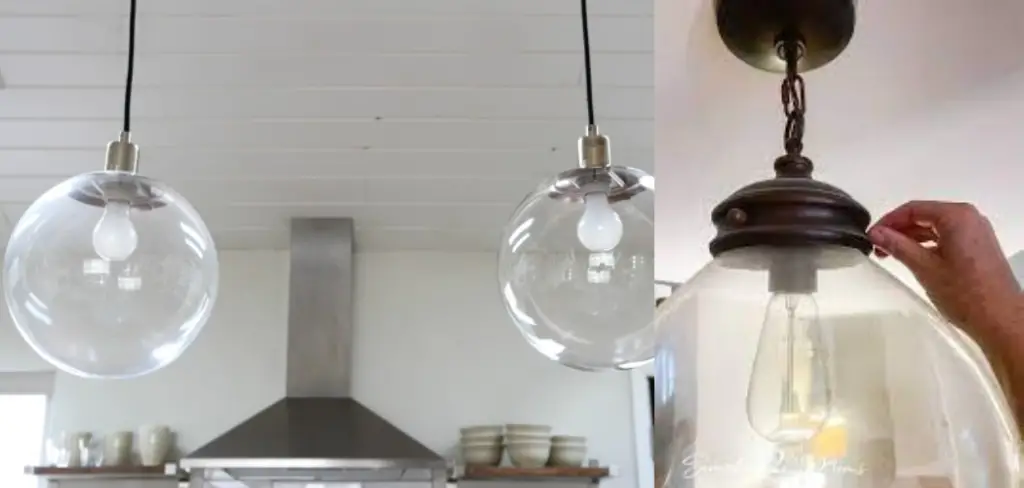 How to Remove Globe From Pendant Light