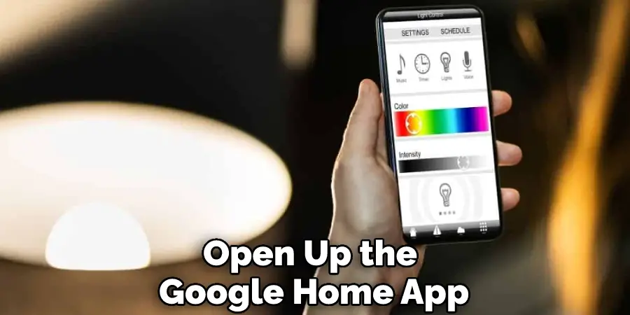 Open Up the Google Home App