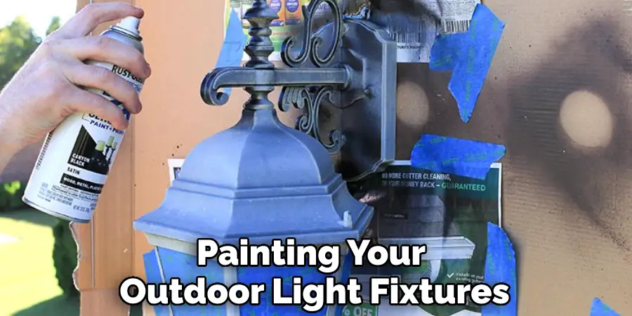 Painting Your Outdoor Light Fixtures