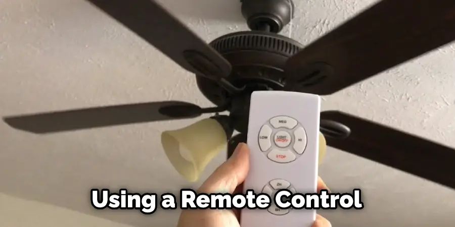 Using a Remote Control 